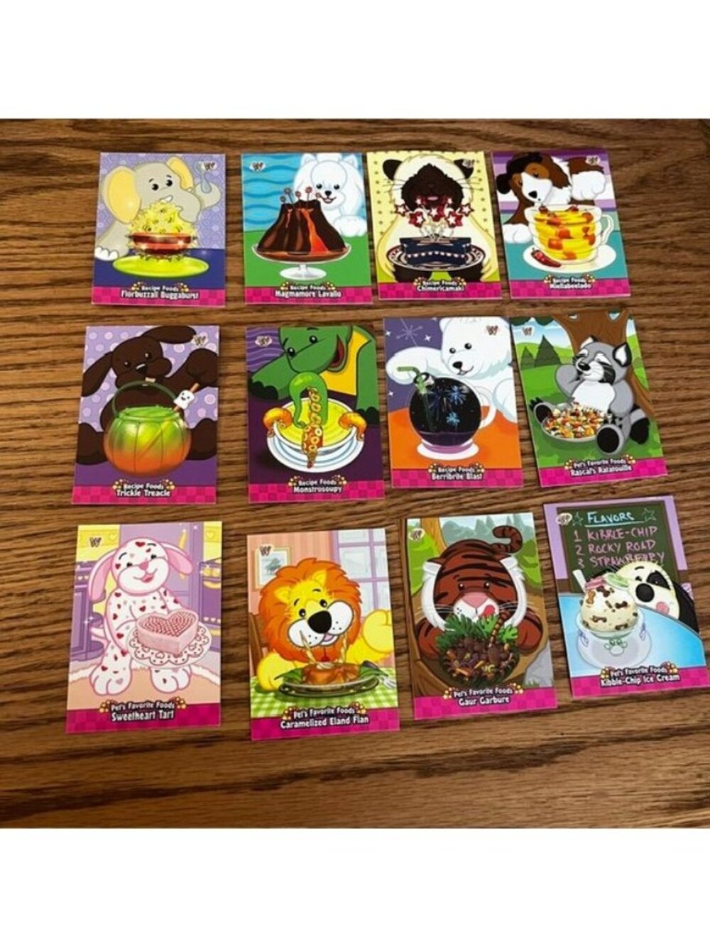 Webkinz Set of 12 Card Lot